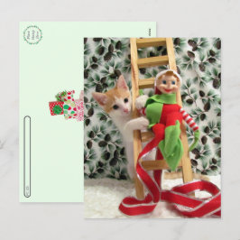 Postcrossing - Annie Katten och älvan Helg Vykort