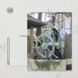 Postcrossing - Ghost Pirate Halloween Postcard Helg Vykort