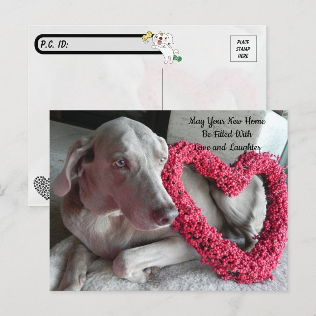 Postcrossing Nytt Hem Grattis Postkort Vykort (Fram/baksida)