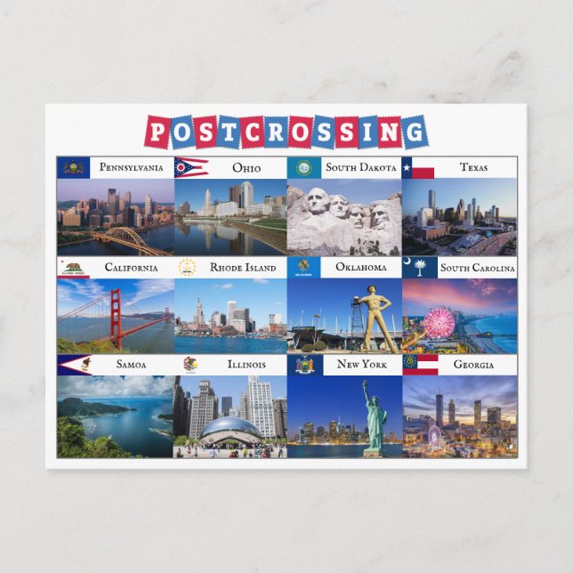 Postcrossing vykort (Framsida)