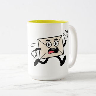 Postdam med post Två-Tonad mugg