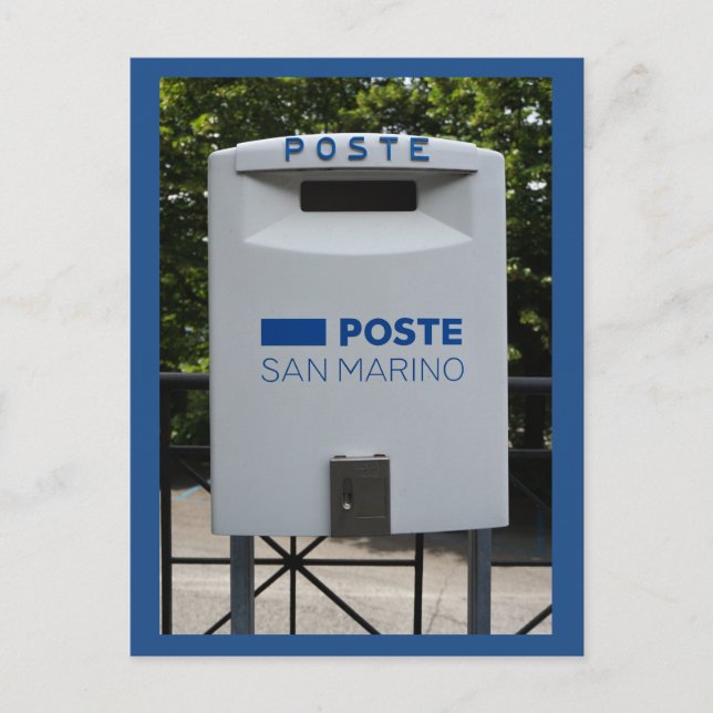 Poste San Marino Vykort (Framsida)