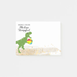 Posten Dinosaur t-rex sommarens roligt strand boll Post-it Block
