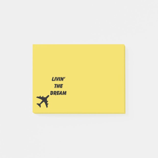 Posten flygplan post-it block (Framsida)
