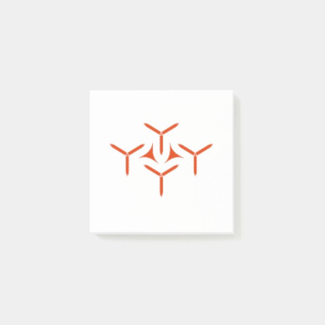 Posten för gotiskt blad post-it block (Framsida)