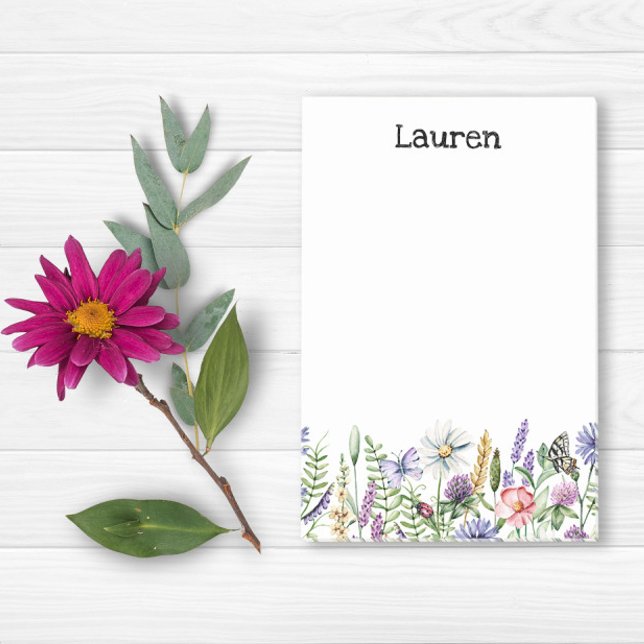 Posten för Wildblomma Post-it Block (Skapare uppladdad)