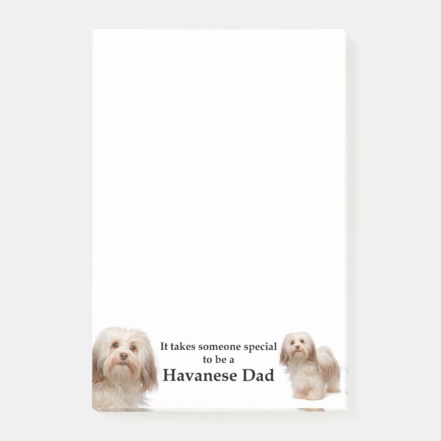 Posten Havanese Pappa Post-it Block (Framsida)