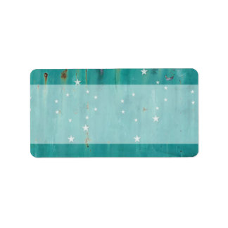 Posten Lägg till Shenandoah Wood Rusted Turcos Sta Adressetikett