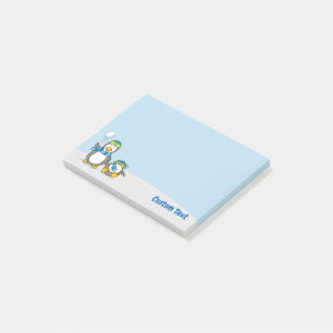 Posten Penguins Snowballing Penguins Post-it Block