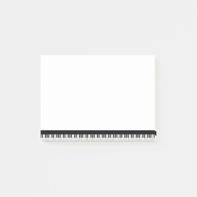 Posten Piano Tangentbord Post-it Block (Framsida)