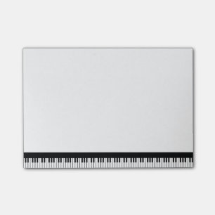 Posten Piano Tangentbord Post-it Block