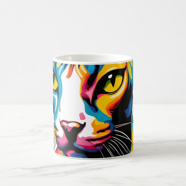 Posten porträtt Cat Sphynx Kaffemugg (Center)