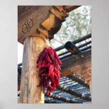 Posten Santa Fe Red Chili Ristras Corbal New mexic