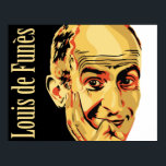 poster<br><div class="desc">Fransk Actor komiker, louis de funès. En samling sällsynt, originalupphovsrättsskyddad teckning. April 2010</div>