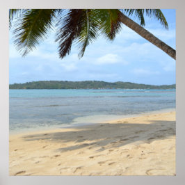 Poster 012 - Karibiska stranden vid kusten