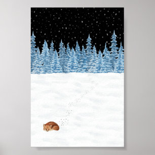 Poster (10,2 x 15,2 cm) - vinterscen