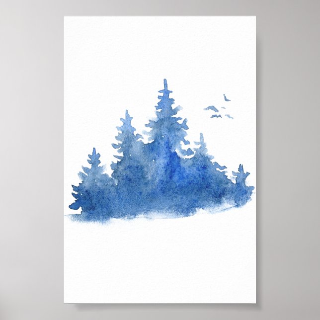 Poster (10,2 x 15,2cm) - Winter Scene (Framsidan)