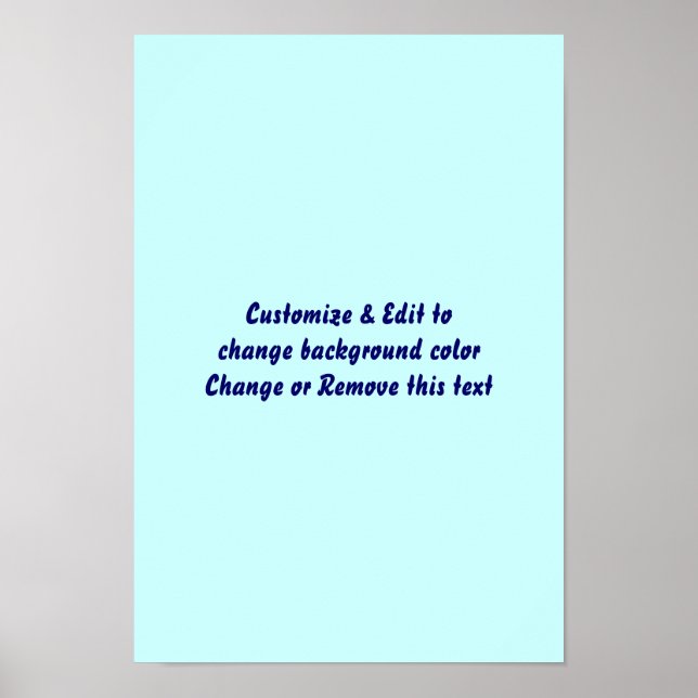 Poster 11 x 16 tum Blank lägg till bild och text (Framsidan)
