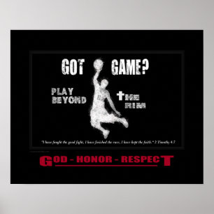 poster 125 (projektionsyta) basketboll