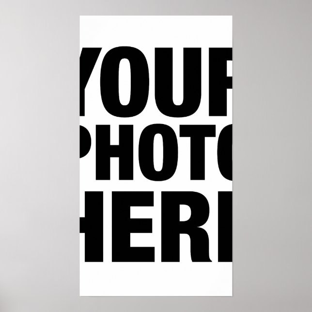 Poster - 12,5 x 23 (Porträtt), avsluta med halvgla (Framsidan)