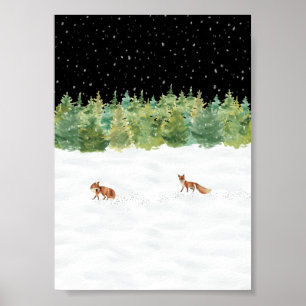 Poster (12,7 x 17,8 cm) - vinterscen