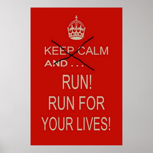 Poster - 12 tum x 18 tum - Behållans Lugn och . .  (Framsidan)