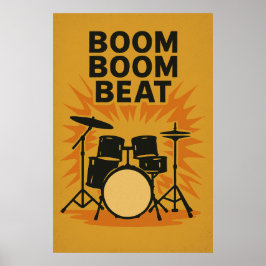 Poster 14, Boom Boom Beat, Vintage