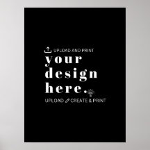 Poster 18-tums x 24-tumssignatur för designuppladd