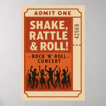 Poster 1, Skaka, Rattle and Roll.