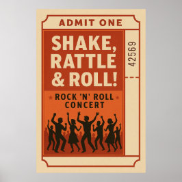 Poster 1, Skaka, Rattle and Roll.