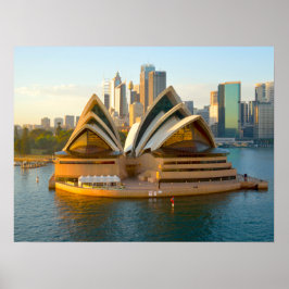 Poster (24" x 18") Sydney Opera House Australia