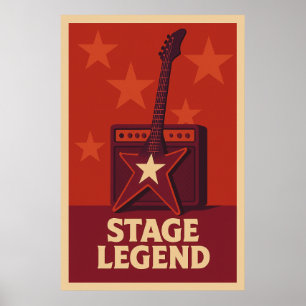 Poster 27, scenförklaring, Vintage