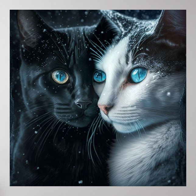 Poster 2 katt (Framsidan)