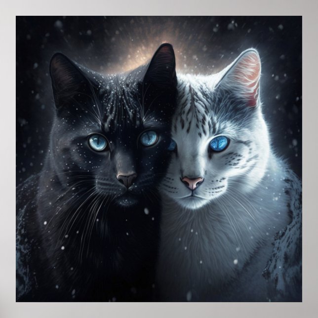 Poster 2 katt (Framsidan)