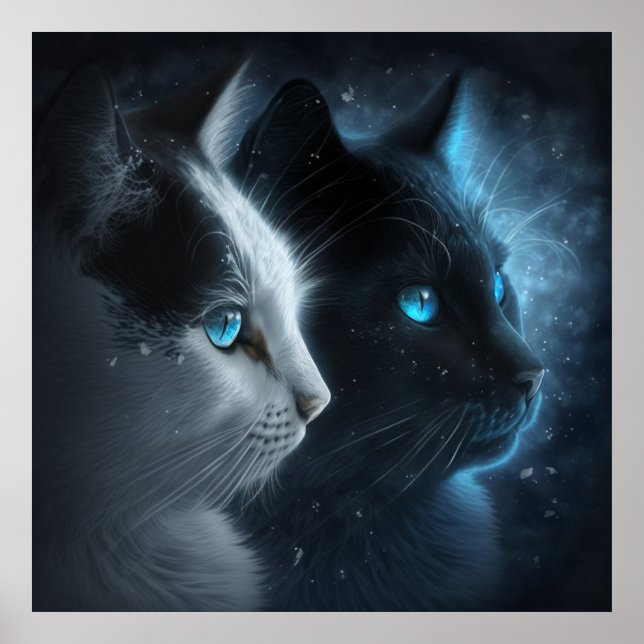 Poster 2 katt (Framsidan)