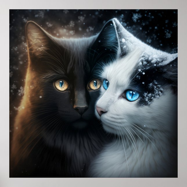 Poster 2 katt (Framsidan)