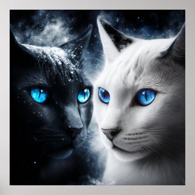 Poster 2 katt (Framsidan)