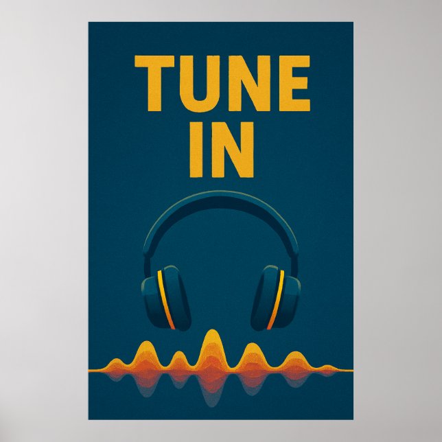 Poster 38, Tune In, Vintage Art (Framsidan)