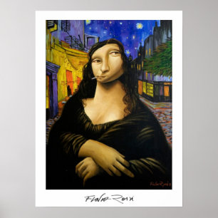 Poster 45,72 x 60,96 cm : Monalivre av Flavio Ross