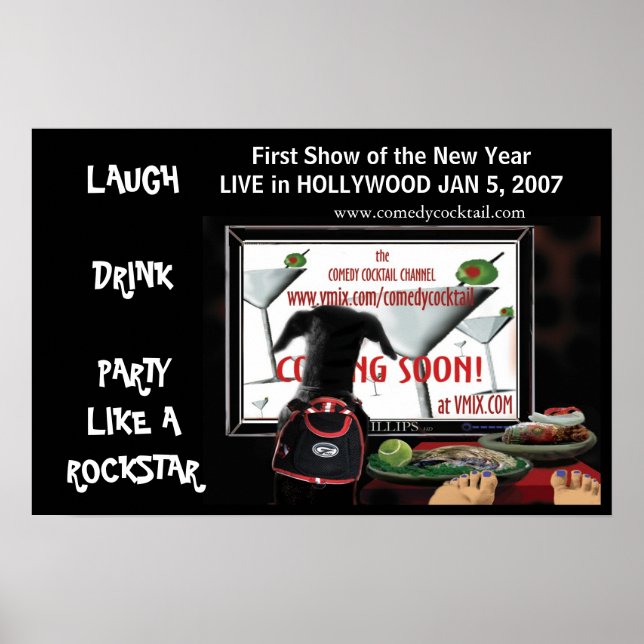 poster 4 jägare av doobie vmix komedy cocktail (Framsidan)