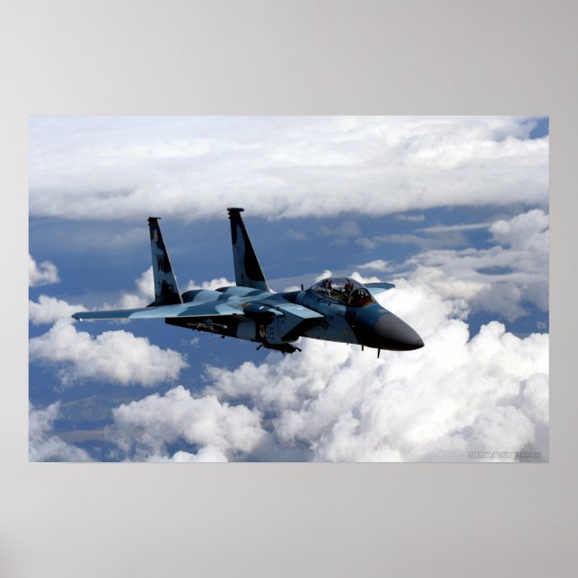 Poster 65e Aggressor Squadron F-15 Eagle (Framsidan)