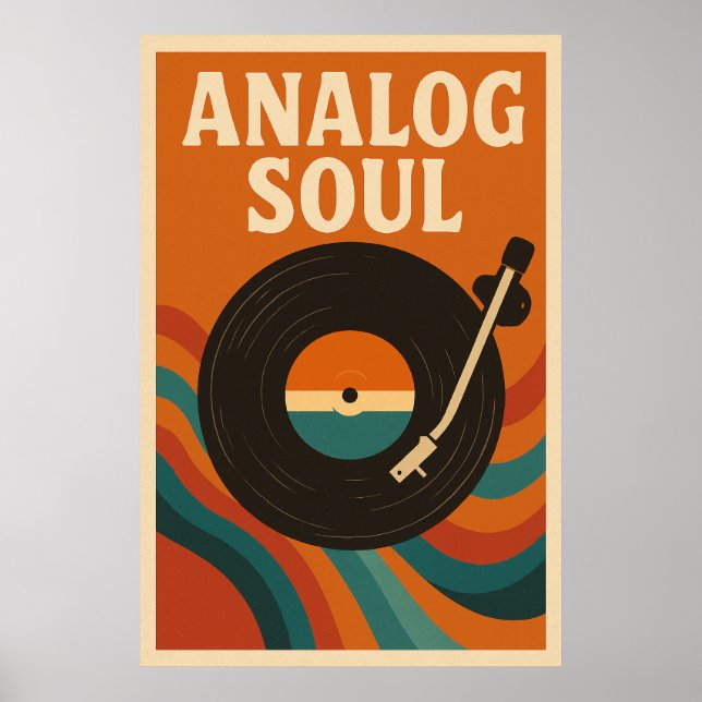 Poster 6, Analog Soul, Vintage (Framsidan)