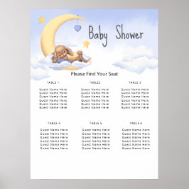 Poster 6 Table Baby Shower