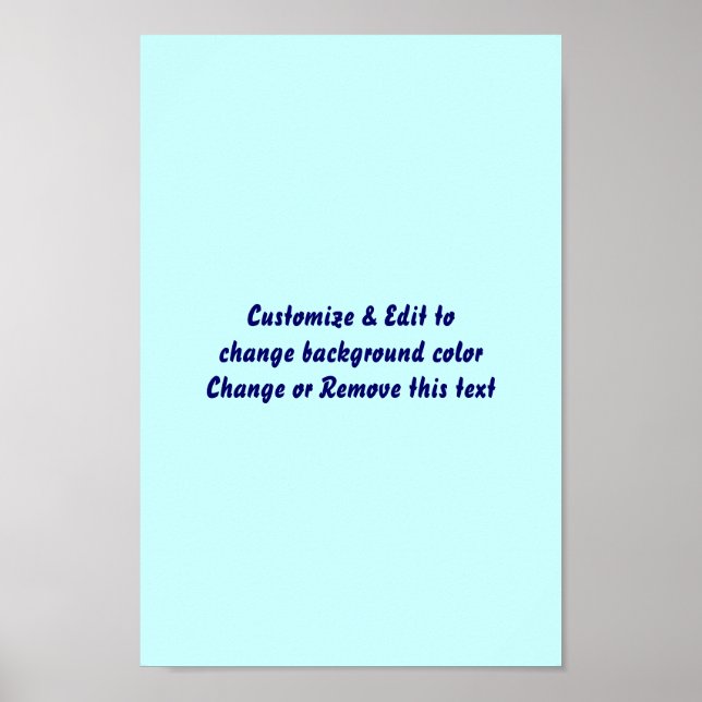 Poster 8 x 12 tum Blank lägg till bild och text (Framsidan)