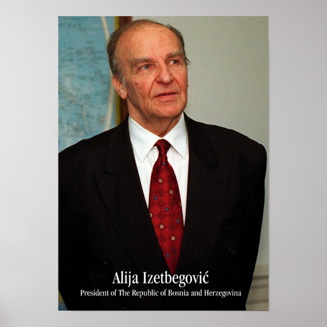 Poster A3 - Alija Izetbegovic (Framsidan)