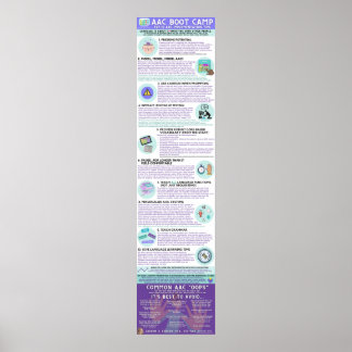 Poster AAC Boot Camp Infografik (engelska)