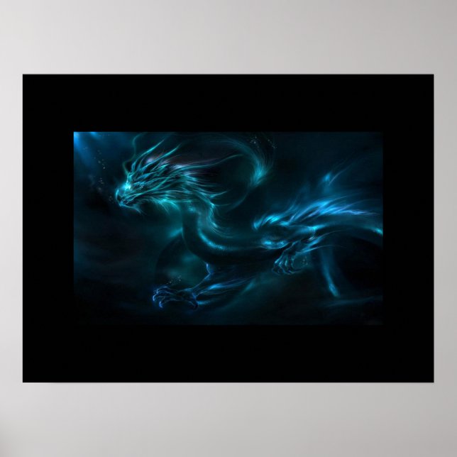 Poster Abstrakt Art-Dragon (Framsidan)