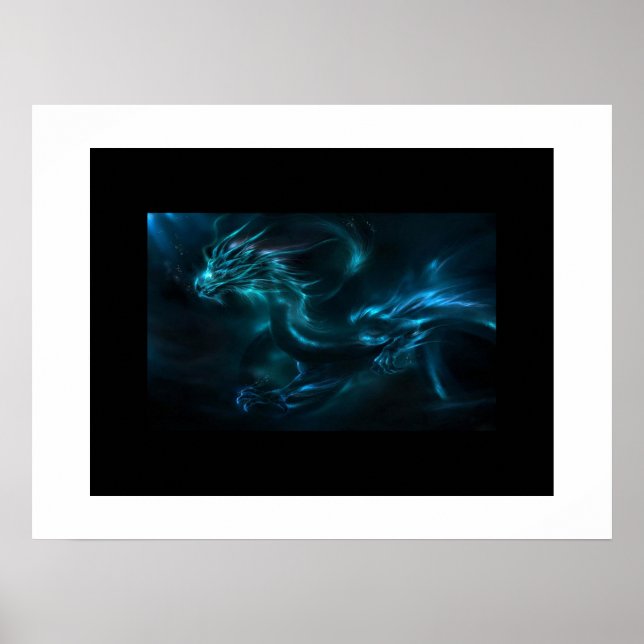 Poster Abstrakt Art-Dragon (Framsidan)