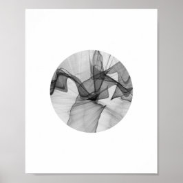 Poster abstrakt Circle | 8 x 10
