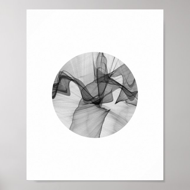 Poster abstrakt Circle | 8 x 10 (Framsidan)